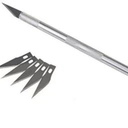 deziine Precision Craft Knife with 5 Spare Blades of Craft and Drawing Purpose image 4