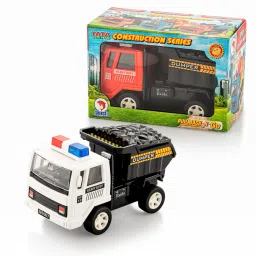 Pull Back Small Coal Carrier Dump Truck with Openable Container Feature Toys-image-2