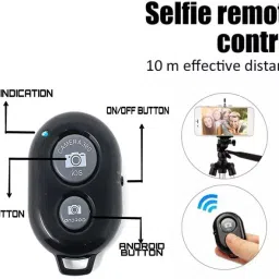 PULTO Bluetooth Selfie Shutter With carry pouch Photo Clicker for IOS, AndroidCamera Remote Control image 2