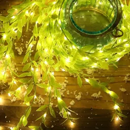 200 LEDs 3 m Yellow Flickering, Steady String Rice Lights-2