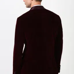 Men Solid Single Breasted Formal Blazer-picture-15