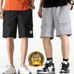 Pack of 2 Solid Men Multicolor Chino Shorts-picture-5