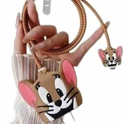 KNJ Jerry Theme iPhone Charger Case for iOS Lightning Cable and Adapter Cable Protector-image-98