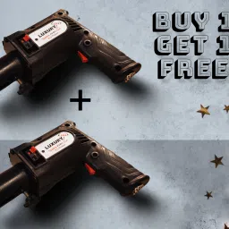Solid Cold Pyro Pyro Hand Held Toy for Parties Functions Dewali Gun Twister-image-20