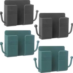 OIVO INDIA Wall Charger Phone Universal Hanging Stand Bracket (Grey & Green, Combo of 4) Mobile Holder-image-36