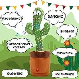 cheeku Dancing Cactus Talking Toy, Cactus Plush Toy image 2