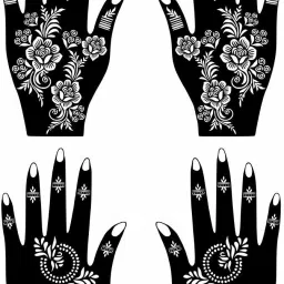 Simple Mehndi Combo Stencil Sticker Pack For Every Mood Pack Of4-image-20