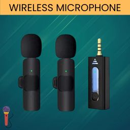 K35 Wireless Mic With Collar Microphone forYoutube/Voice Recording/InterviewA403 Microphone-image-80