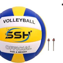 PRESENT LETEST FANCY VOLLEYBALL WITH AIR PUMP SIZE-4 Volleyball - Size: 4-picture-27