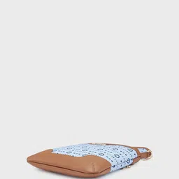 Caprese Structured Sling Bag with Cut Work image 2