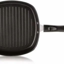 GrillPan Non-Stick /burger/pizza/Grill Pan/Grill Pan Square /Tandoori Tawa Grill Pan 22 cm diameter 1.5 L capacity-picture-23