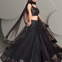Embellished Semi Stitched Lehenga Choli-image-85