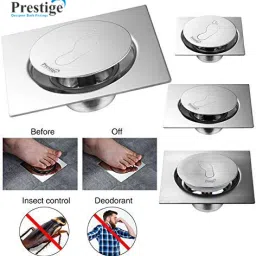 Floor Stainless Steel Pop-Up Strainer-image-41