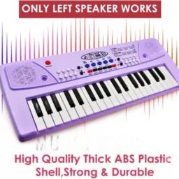 just97 Keyboard Piano, 37 Keys Piano Keyboard for Kids P87 Key Piano Keyboard with Mic & Charger PURP37 Analog Portable Keyboard image 2