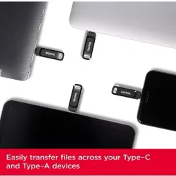 SanDisk ULTRA DUAL DRIVE GO USB 64GB PENDRIVE 64 GB OTG Drive Compatible with Desktop Computer, Tablet, Mobile, Audio Player, Gaming Console, Netbook USB 3.1 Metal Case image 2