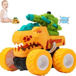 Dinosaur Toys Monster Truck Toys for Kid Crawling Toy for Boys Friction Car Toys-26