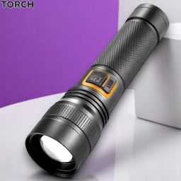 X217 (ZOOMABLE METAL)5 Modes Flashlight, Super Bright Cree T6 LED Light Torch Torch-image-13