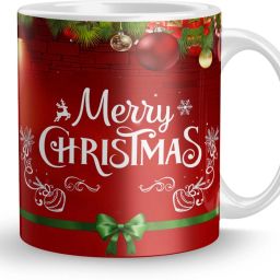 Christmas Read Design print gift for Boyfriend Ceramic Coffee Mug-image-5