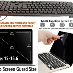 ANJO KeyboardLEDMous-WristPad-3Hub-3n1Cl-OTGCM-Ext-LED-Skin-15.6iScrn&KeyGuard&Sleeve Combo Set Designed for Gaming image 2
