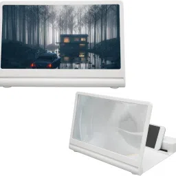 FKU 12 inch Screen Magnifier for Cell Phone with Bluetooth Speaker Screen Expander Phone-1