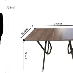 limraz furniture Engineered Wood Computer Desk image 4