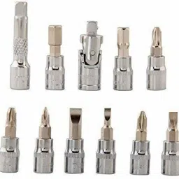 claxa enterprise 46 in 1 Pcs Tool Kit & Screwdriver and Socket Set Multi Purpose Combination Tool Case Precision Socket Set Socket Set image 3