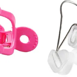 Combo Heart Shape Nose up & Pink Butterfly Nose Up Clip Shaping Lifting Bridge Straightening Nose Up Beauty Clip High Lifting Clipper Correction Shaper For Shaping Beauty Tool ( Pack of 2) Nose Shaper-8