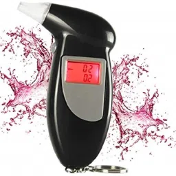 Digital Alcohol Testing Machine AT68S Audio Alert Breathalyzer With 5 Mouthpiece Analytical Scale-image-59