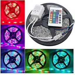 300 LEDs 3 m Multicolor Color Changing, Flickering, Steady Strip Rice Lights-image-86