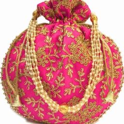 Women Pink Potli-image-33