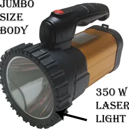 mitsales 3 Km Long Range Torch With 350 W Laser Light ,3 modes & 10000 Mah Battery Torch image 3