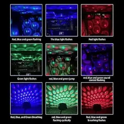 USB M9 Shower Disco Light for Home, Cars, SUVs, Bedrooms, Halls, and Bathrooms Single Disco Ball-17