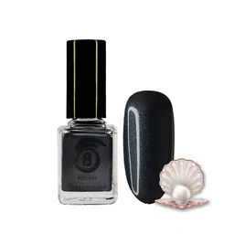 BEROMT Pearl Finish High Shine Fast Dry Nail Polish 10 ml - Black 806-image-66