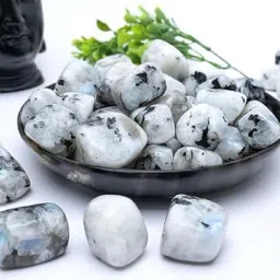 MOONSTONE GEMSTONE Polished Oval Marble Stone-image-34