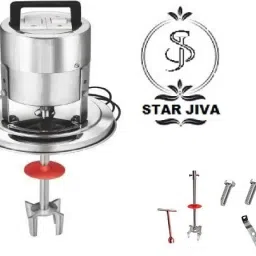 Heavy Duty Curd Butter Churner/Madhani/Lassi Machine 16 L With 2 way perculation attached with rat protected net and with extra accessories of rod phool Butter Maker Churn-9