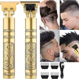 funkish Men Cordless Rechargeable Hair And Body Grooming Trimmer Kit, Beard Trimmer Trimmer 120 minRuntime 4 Length Settings-image-34