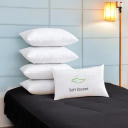 Luxury Microfibre Solid Sleeping Pillow Pack of 5-image-93