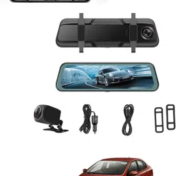Multifunctional Digital 9.66inch DVR Full Touch Car Hanging Screen-63 Black LED-image-84