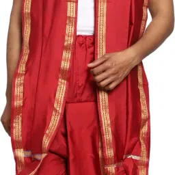 RAMESHWARAM FABRICS Woven Men Dhoti-image-11