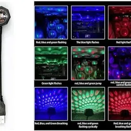 USB M9. Shower Disco Light for Home, Cars, SUVs, Bedrooms- Laser Party Light. Single Disco Ball-32