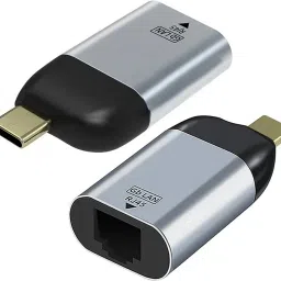 microware USB C to Gigabit 1000MBPS Ethernet Adapter,RJ45 to USB C Ethernet Port Converter Lan Adapter-36