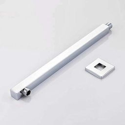 12" Inches Stainless Steel 304-Grade Square Shower Arm (Pack of 1) Fixed Mount-image-19