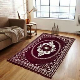 Brown Polyester, Chenille Carpet-image-38