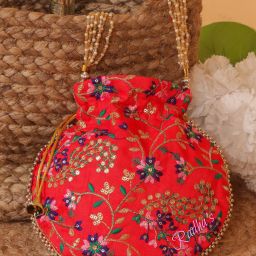 Women Red Potli-image-91