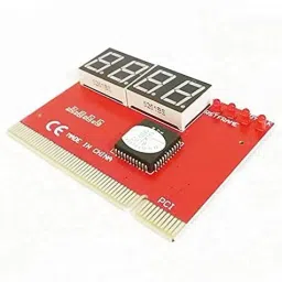 TECHGEAR PCI 4-Digit PC Motherboard Diagnostic Card with User Manual, Red Data Card image 4