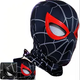sr collection Spide black mask with moving eyes-picture-1