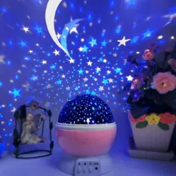 skylofts Pink Star Rotating Projector Night Light-picture-29