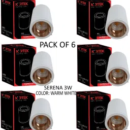 Serena 3W Cylindrical Cob Led Light White Body Rose Gold Reflector Warm White Surface Ceiling Light Ceiling Lamp-19