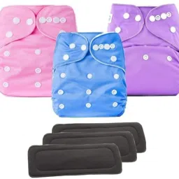 Reuseable Washable Baby Cloth Dipper With 5layer Insert Free Size-19