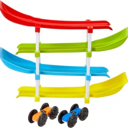 Ramp Racing Car Game Set for Kids – 4 Level Ramp with 2 Cars, Fun Activity Toy-44